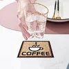 >SALE<5D DIY Diamond Painting Kit Ceramics Insulation Cartoon Pad (Coffee)