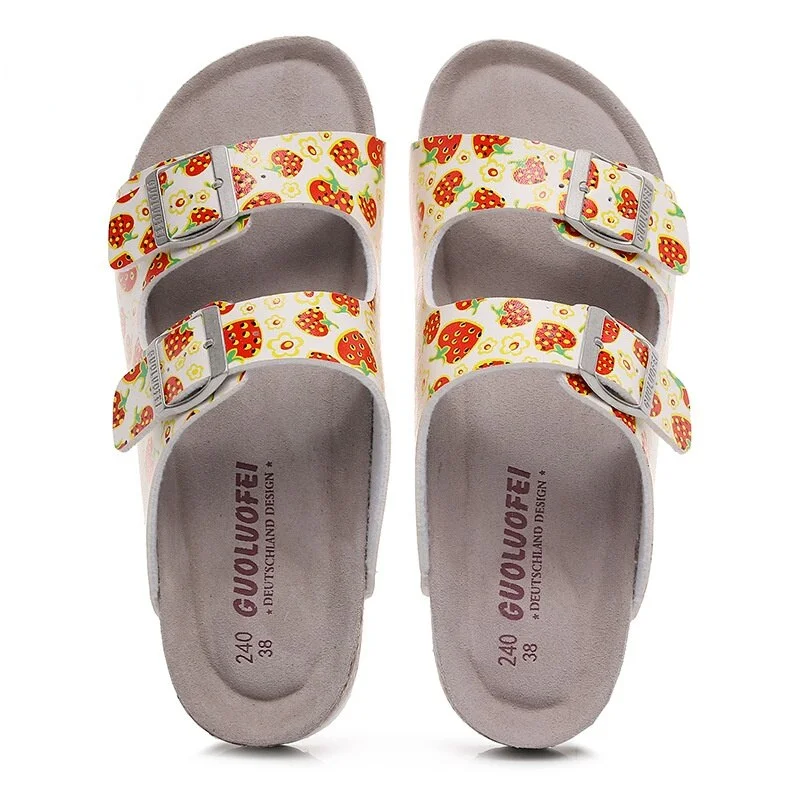 Fujin High Quality Large Size Women Summer Shoes Soft Cork Sole Non Slippery Female Beach Shoes Slides Platform Sandals Fashion