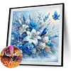 Flower Bird-Full Round Diamond Painting(40x40cm)