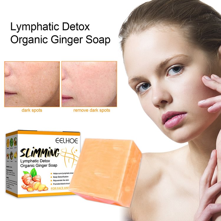 Ginger slimming soap cleanses skin clean and not greasy