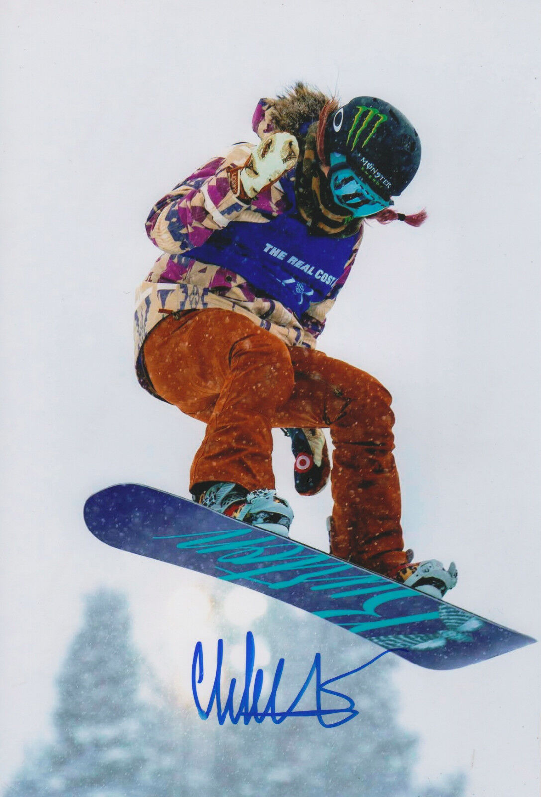 Chloe Kim signed 8x12 inch Photo Poster painting autograph