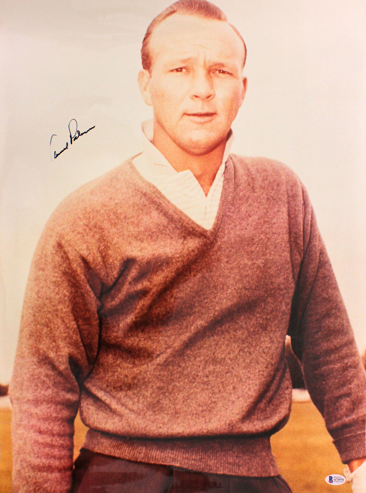 Arnold Palmer Authentic Signed 18x24 Photo Poster painting Autographed BAS #A71976