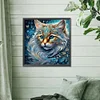 Diamond Painting-5D Full Round Drill Colorful Cat