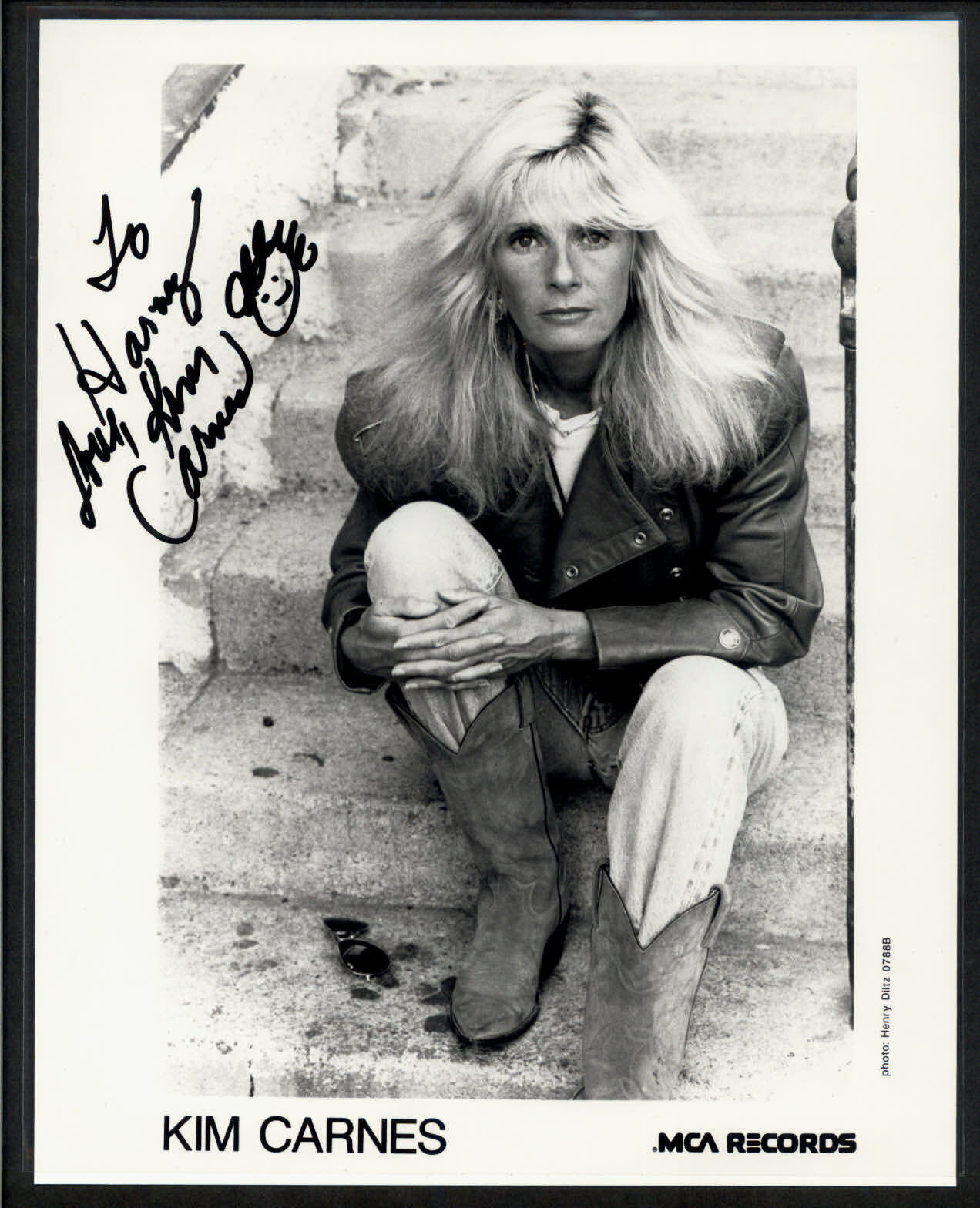 Kim Carnes - Signed Autograph Movie Still - Bette Davis Eyes