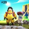 Bakumaru & Hols - Juuni Senshi Bakuretsu Eto Ranger Resin Statue - SHS Studio