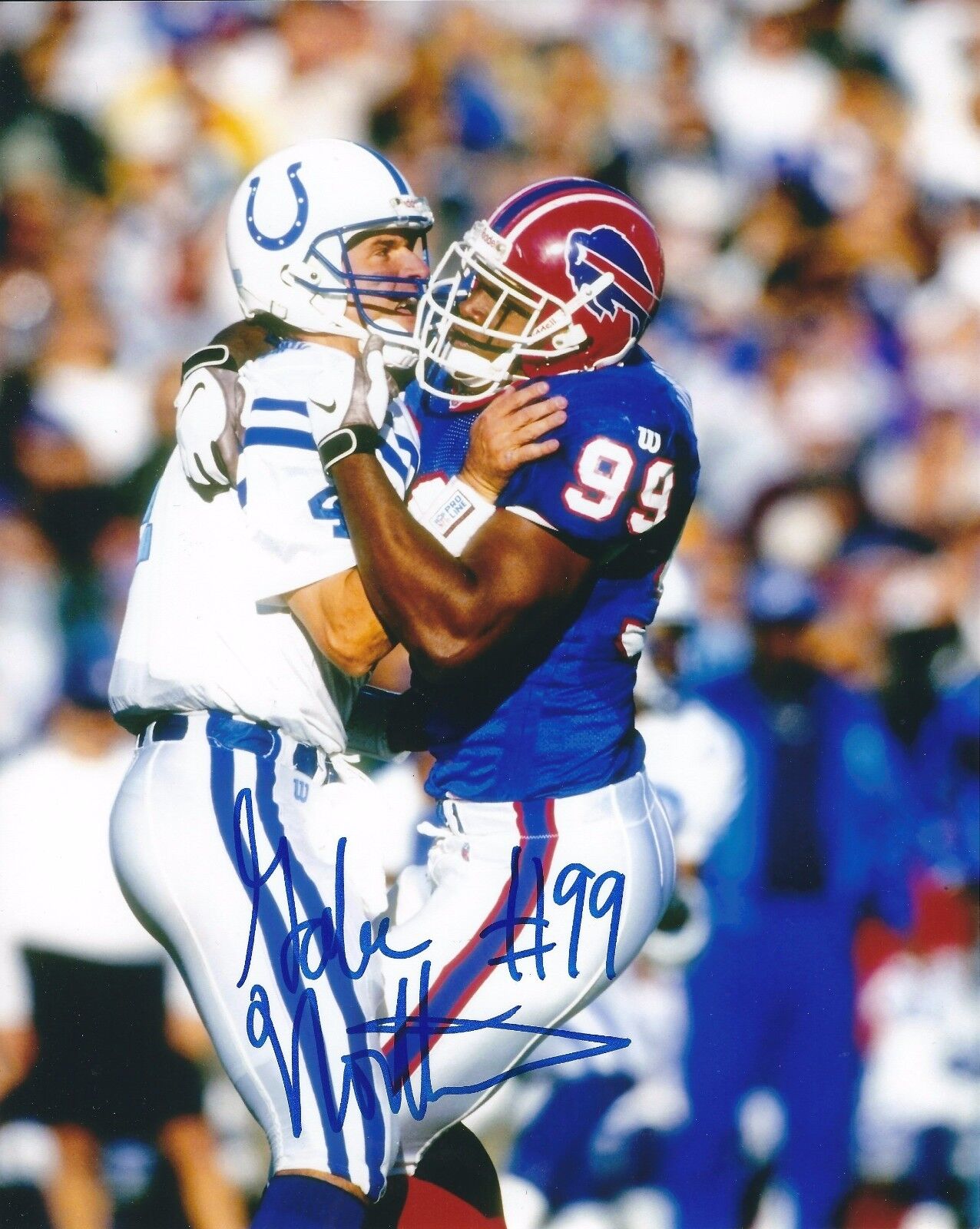 Signed 8x10 GABE NORTHERN Buffalo Bills Autographed Photo Poster painting w/COA