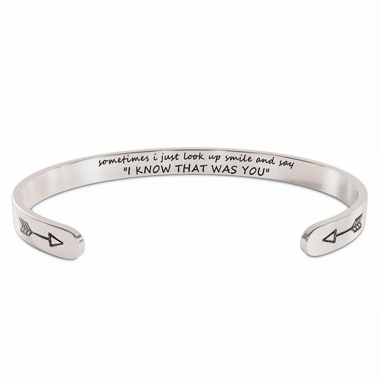 Memorial - I Know That Was You Bracelet