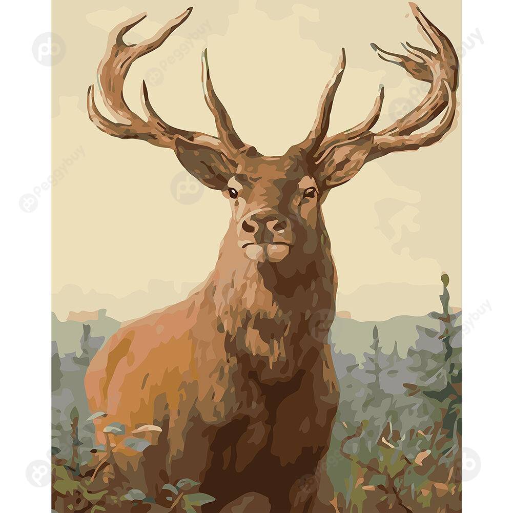 

40*50CM Paint By Numbers-Deer, 501 Original