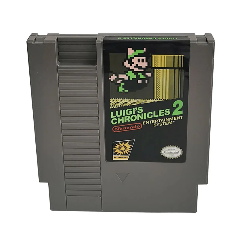 Luigi's Chronicles 2 For Nintendo NES - 8 Bit Game Cartridge