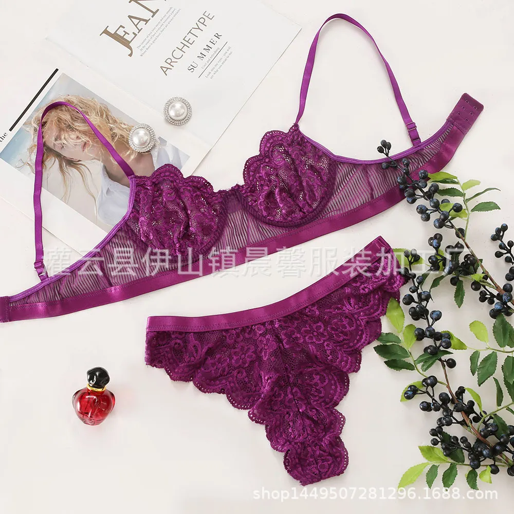 Churchf 2021 Ebay How Much Lace Lace Sexy Wrapped Chest Lingerie Lingerie Taste Set 1328