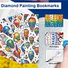 8Pcs Heißluftballon - 5d DIY Handwerk Lesezeichen