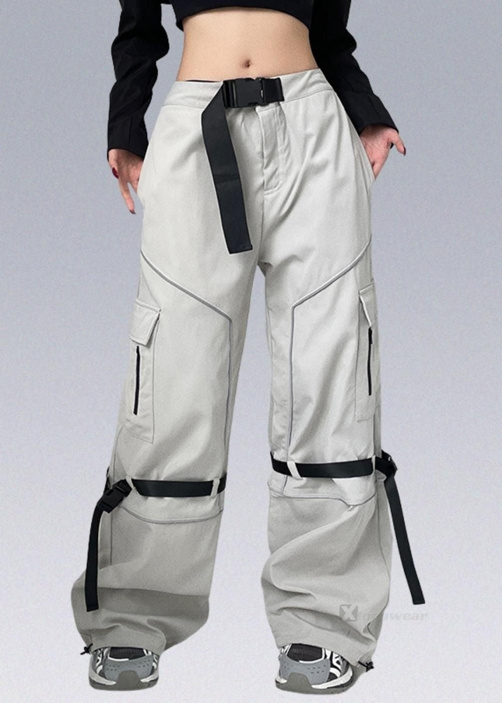 Wide Leg Pants Techwear - X techwear-x