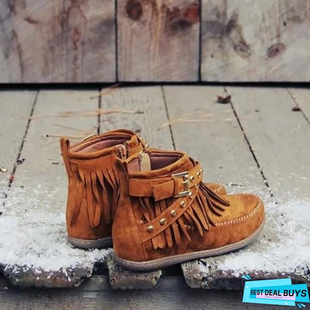 Women's Casual Vintage Ankle Boots