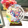 DIY Special Shape Garden Horse Diamond Painting Spinning Calendar Kit