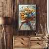 (40*60cm)Flower Bike - Full Round Drill Diamond Painting