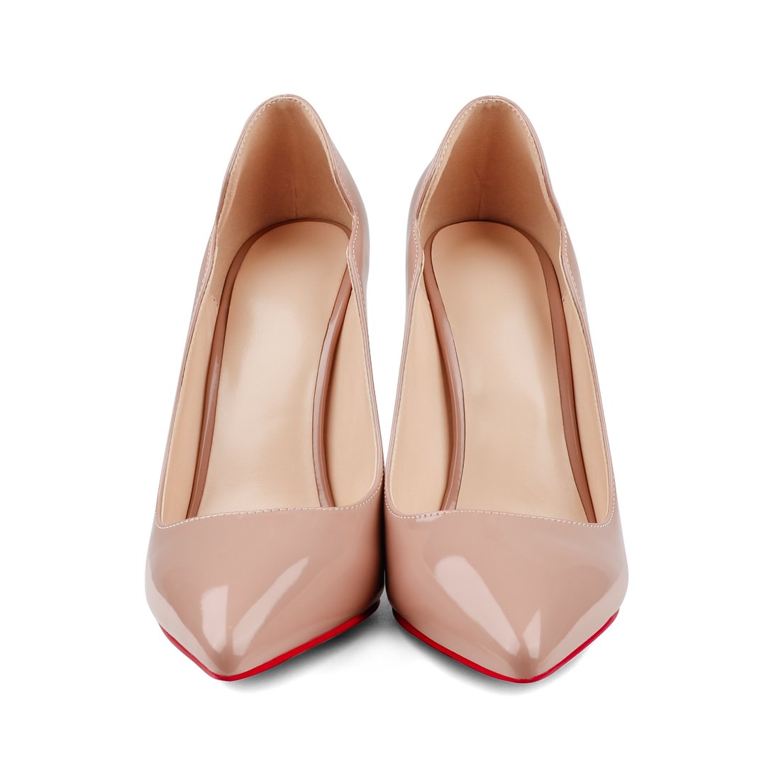 120mm Women's High Heels Party Wedding Stilettos Patent Red Bottom Pumps-vocosishoes