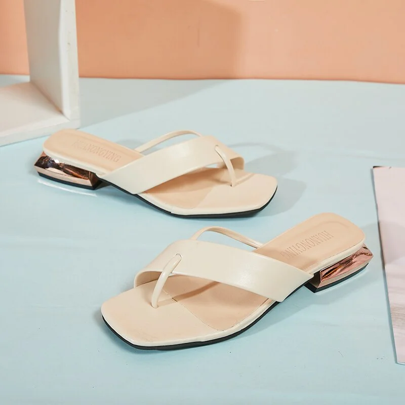 Cute Sexy Wild trend Simple Young Women White Slippers Fashion Flats Open Toe Summer Slippers Slides Women Casual Shoes Solid