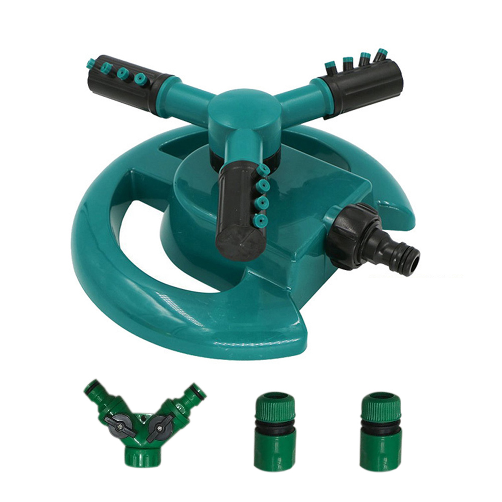 

Automatic Watering Grass Lawn 360 Rotating Water Sprinkler 3 Arms Nozzles, 501 Original
