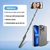 3-in-1 Aluminum Alloy Bluetooth Selfie Stick Phone Case