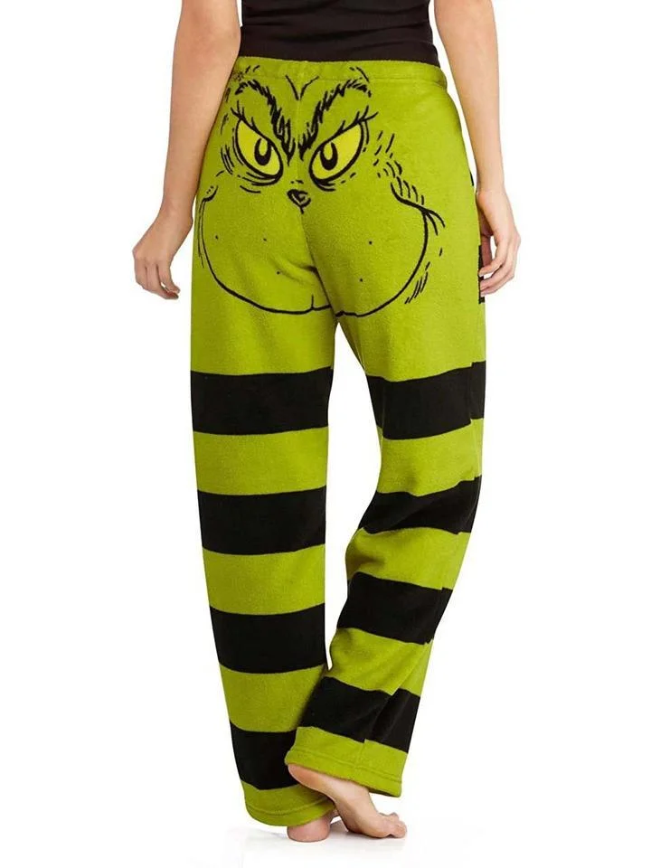 How the Grinch Stole Christmas Striped Drawstring Pants