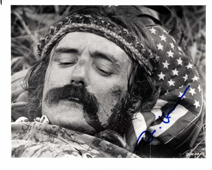 DENNIS HOPPER signed 8x10 EASY RIDER BILLY original press Photo Poster painting