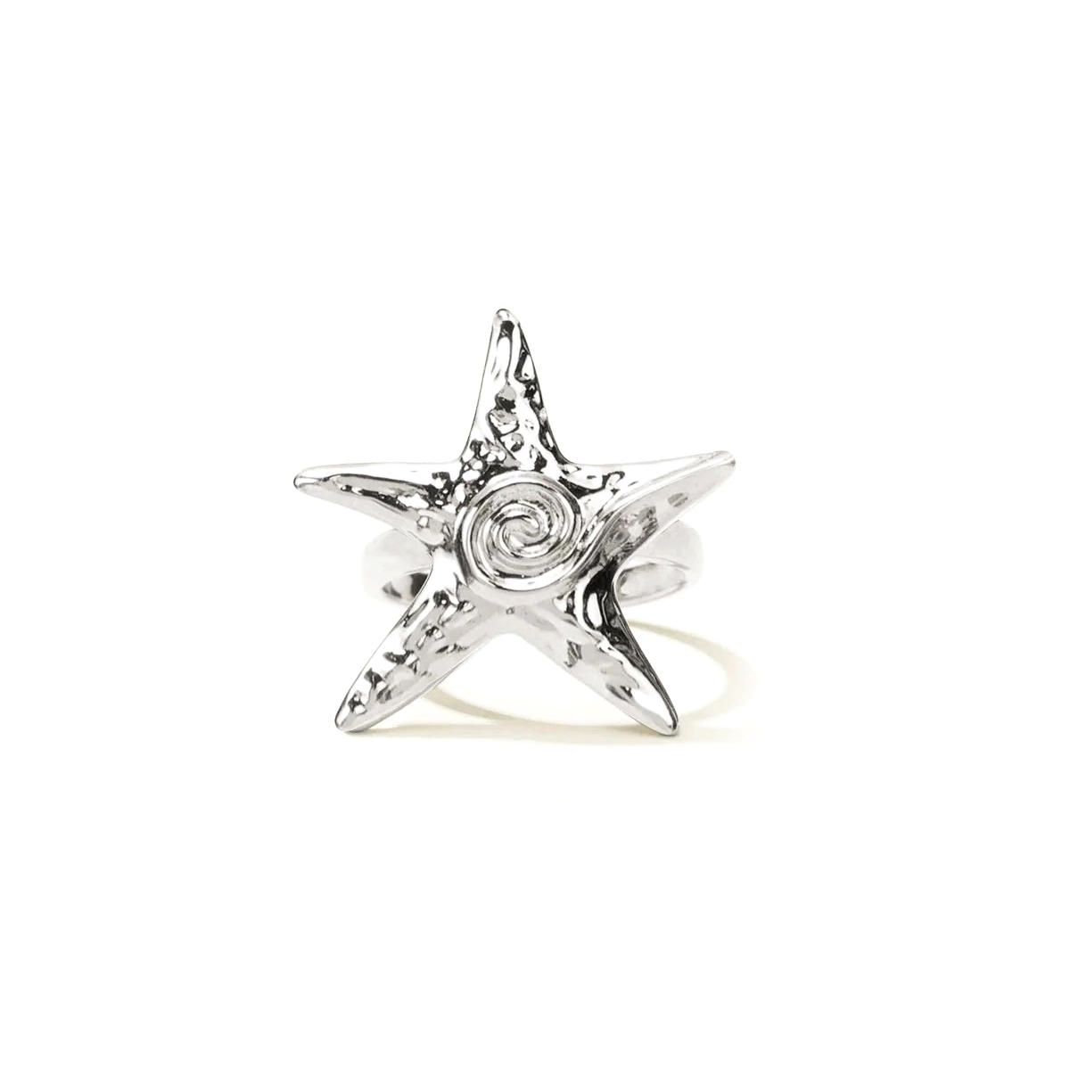 Silver Starfish Ring