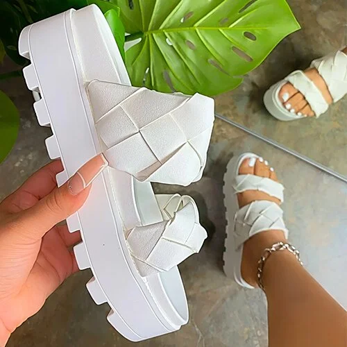 Summer Women Sandals Wedge Sandal Female Casual Slides Woman Platform Shoes Ladies Outdoor Beach Sandalias Para Mujer 2021