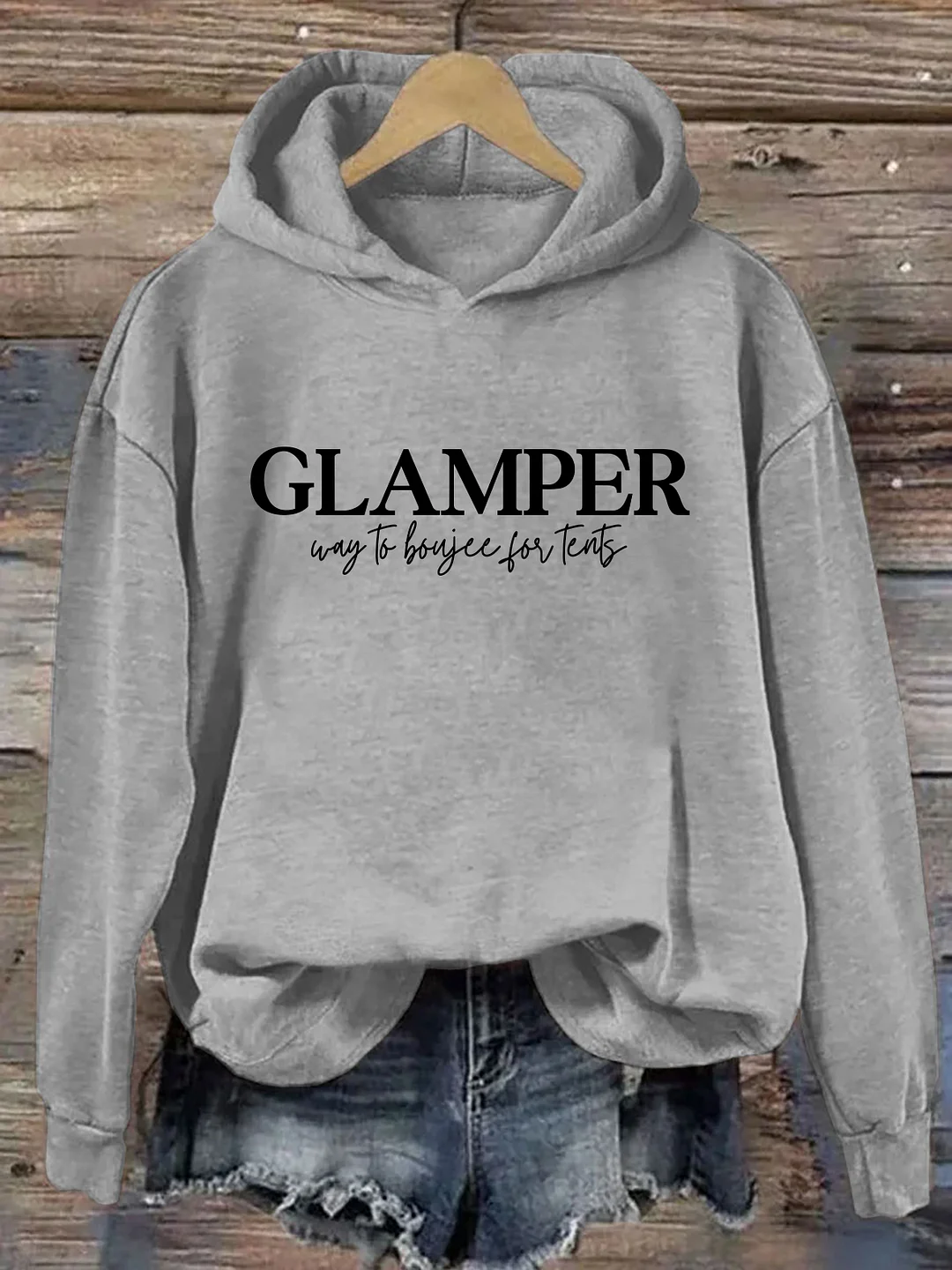 Glamper Way To Boujee For Tents Hoodie