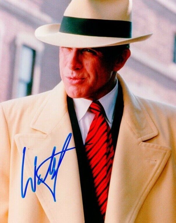 Warren Beatty Autographed Signed 8x10 Photo Poster painting ( Dick Tracy ) REPRINT