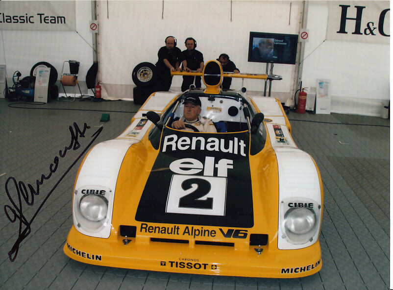 Gerard Larrousse Hand Signed Renault Photo Poster painting 8x6 1.