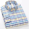 100% Cotton Men's Business Plaid Shirt