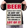 Beer - Vintage Metal Signs - 20*30cm/30*40cm - Warning