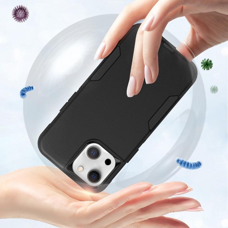 iPhone13 3-in-1 Shock-Absorbing Mobile Phone Case