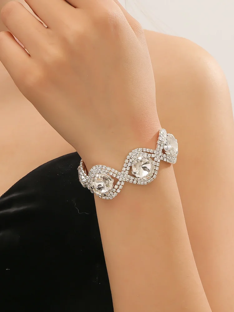 Rhinestone Decor Bracelet