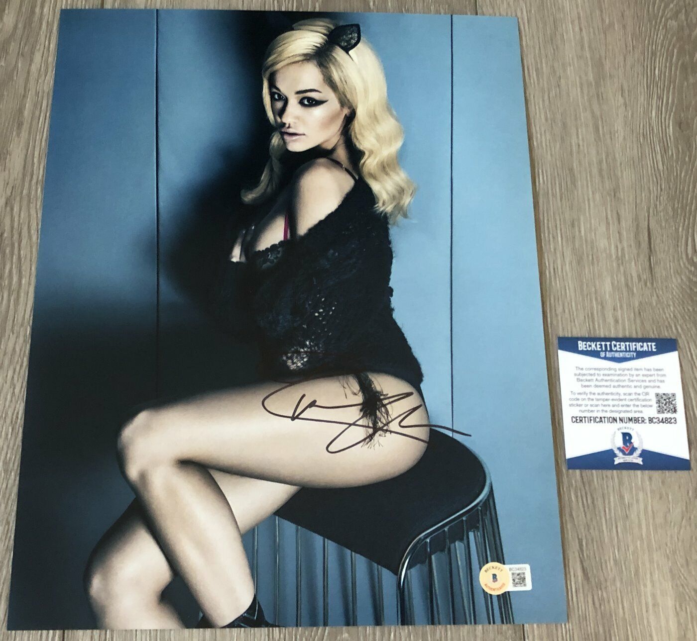 RITA ORA SIGNED AUTOGRAPH 11x14 Photo Poster painting A w/EXACT PROOF & BECKETT BAS COA