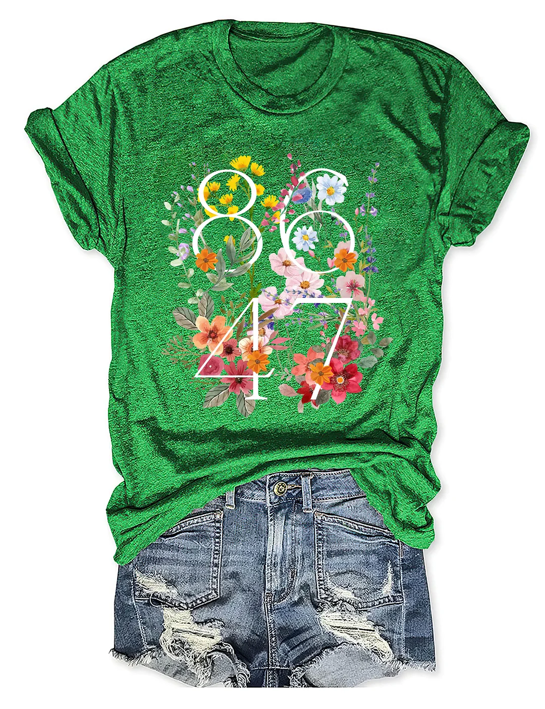 8647 Floral FDT T-shirt