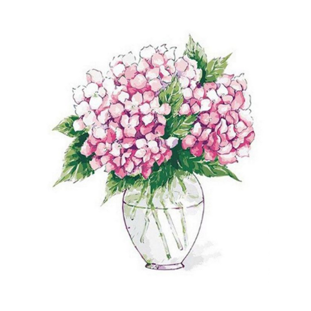 

30*40cm - Painting By Numbers - Flower, 501 Original