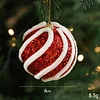 8CM Christmas's Tree Shimmer Foam Hanging Decor Ball