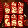 6PCS Chinese New Year Best Wishes Red Packet Envelope