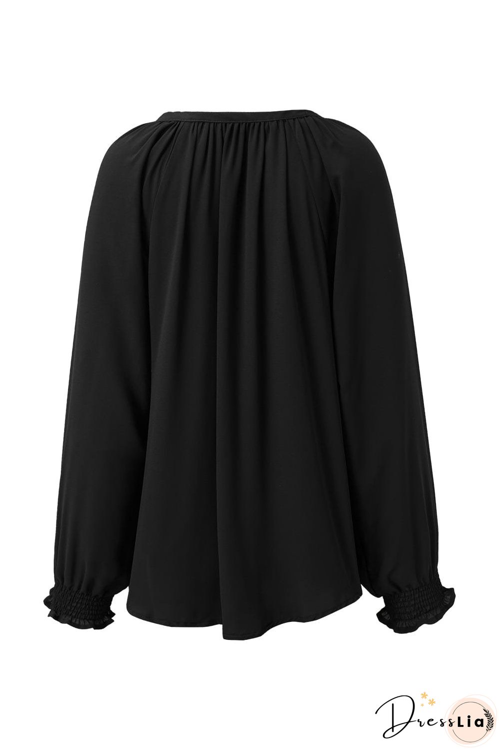 Casual V Neck Long Sleeve Shirt