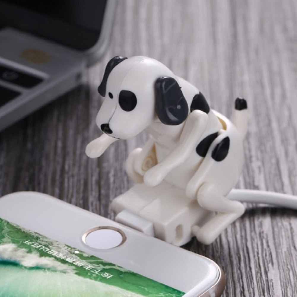 

Humping Dog 3A Fast Charging Power Data Cable for Apple Android Phone, White android - up narrow down wide, 501 Original