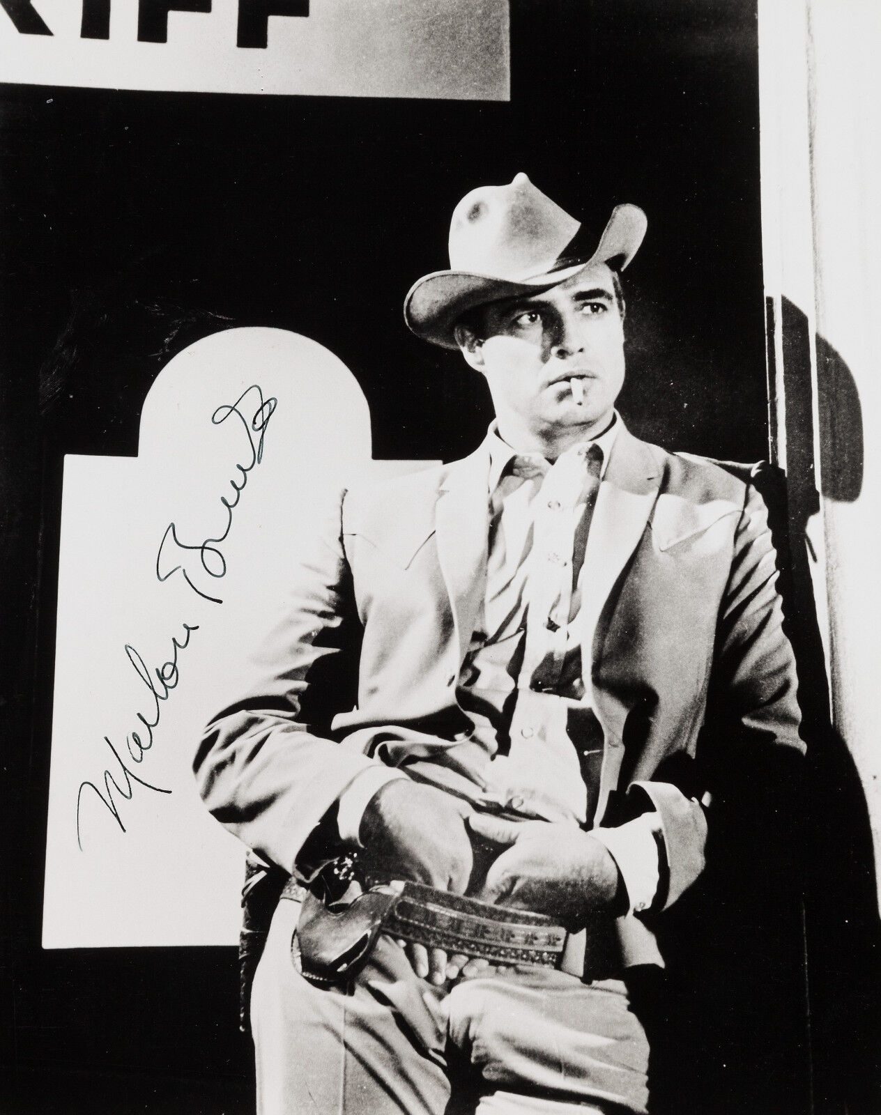 MARLON BRANDO Signed Photo Poster paintinggraph - Film Actor / Director - preprint