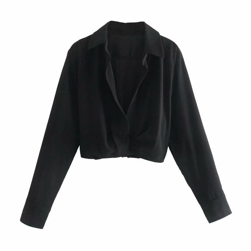 TRAF Women Fashion Office Wear Draped Pencil Midi Skirt Vintage High Waist Side Zipper Slit Hem Female Skirts Mujer