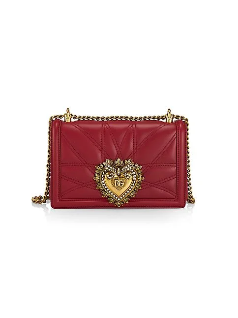 Dolce&Gabbana Devotion Quilted Leather Shoulder Bag