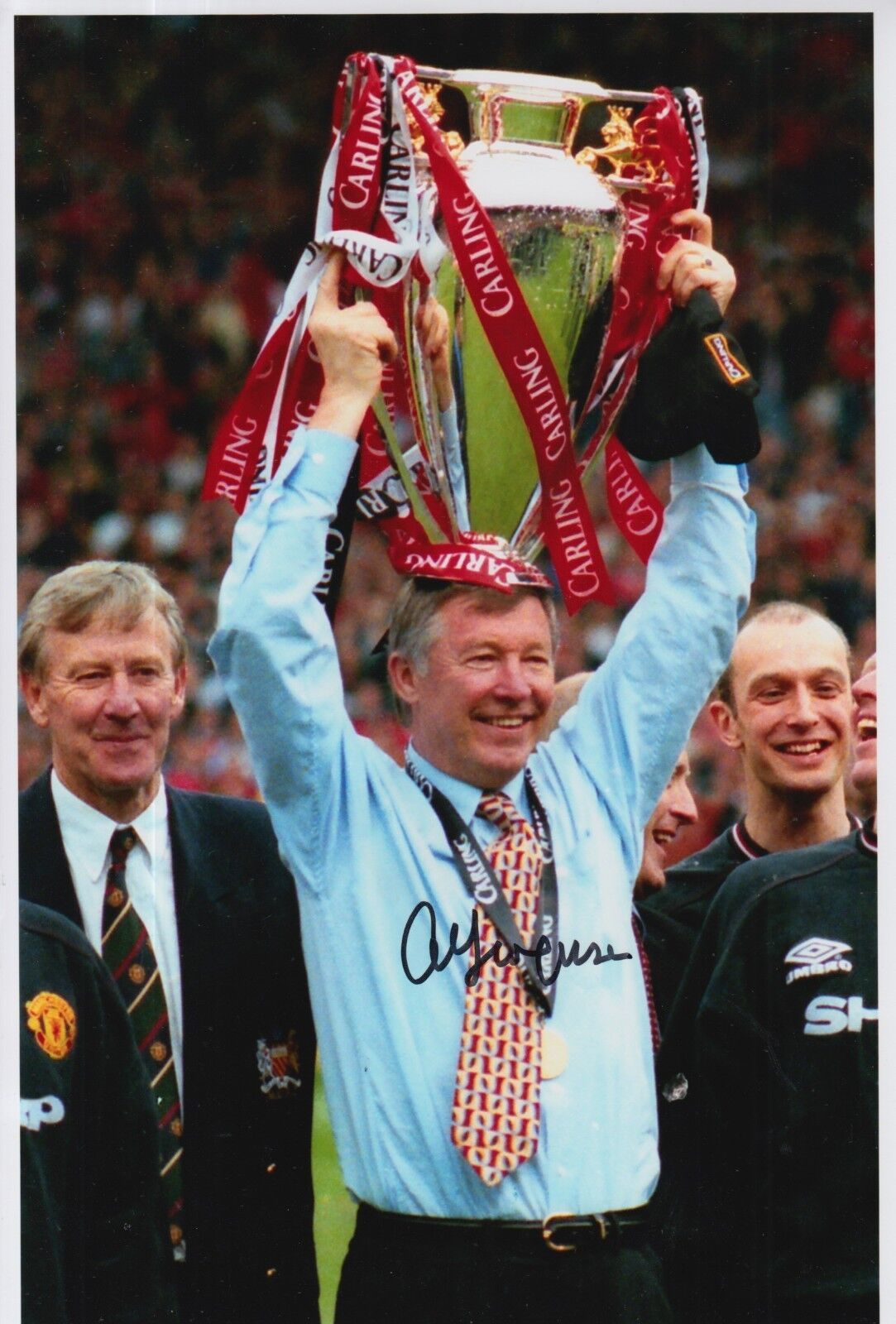 Alex Ferguson Hand Signed Manchester United 12x8 Photo Poster painting 1