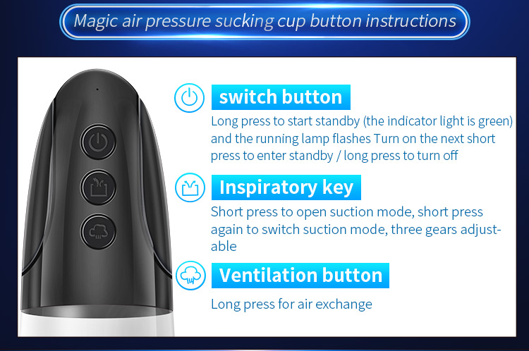 Magic Air Pressure Masturbation Cup for Intense Pleasure