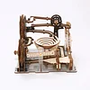 DIY Handmade Track Beads 3D Wooden Mechanical Jigsaw Puzzle Assembly Kit