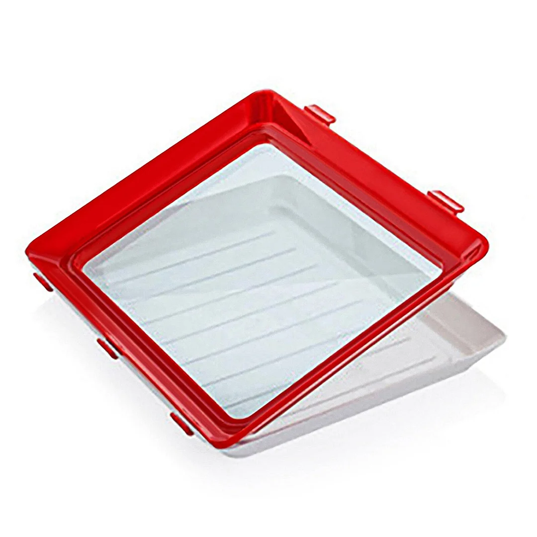 Creative Food Preservation Tray Stackable Food Fresh Tray Magic Elastic Fresh Tray Reusable Food Storage Container