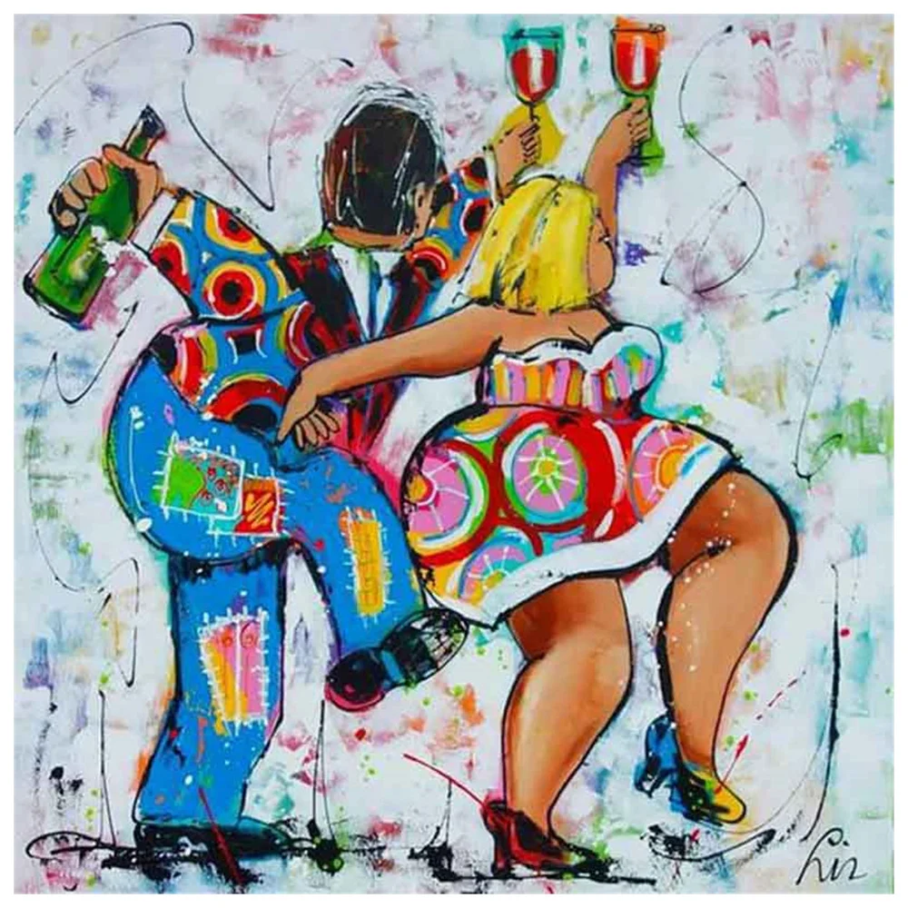 Diamond Painting - Full Round/Square Drill - Fat Woman(30*30 - 50*50cm)