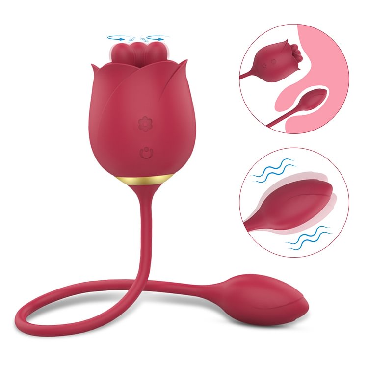 2 In 1 Rose Toy With Bullet Vibrator